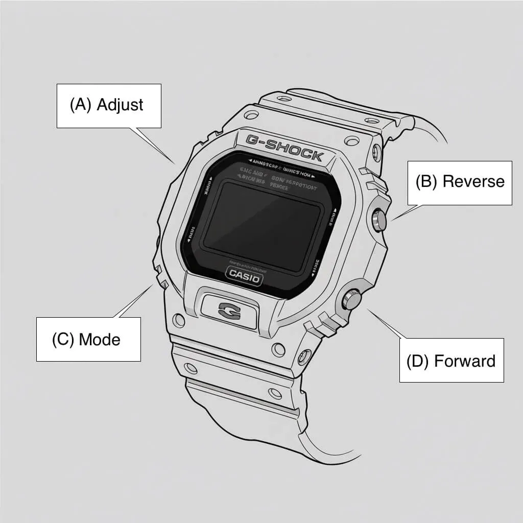 инструкция Касио dw-5600