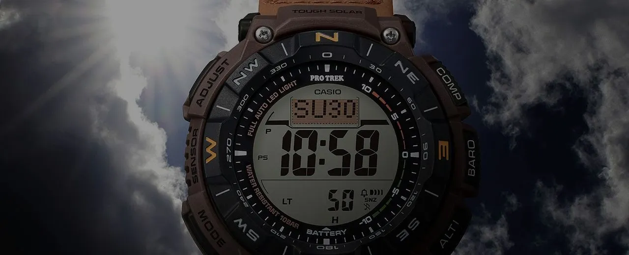 Casio Pro Trek PRG-340L-5: экопривычка для покорителя вершин
