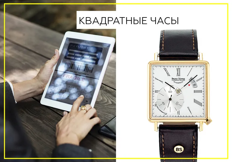 Квадратные часы