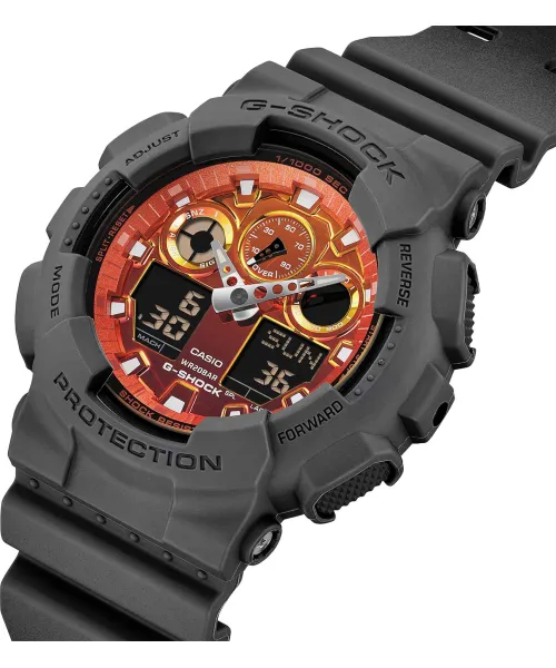 Часы Casio G-Shock GA-100FL-8A #5