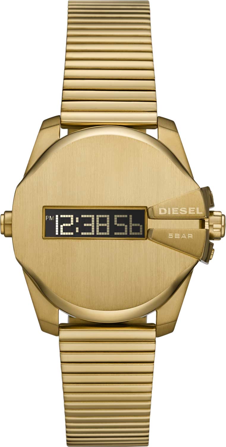 Diesel gold colour watch deals