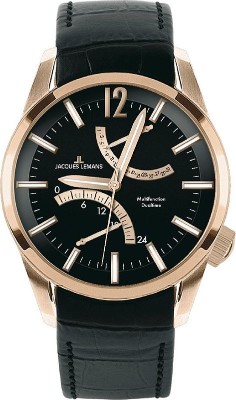 Jacques lemans dual time watch hotsell