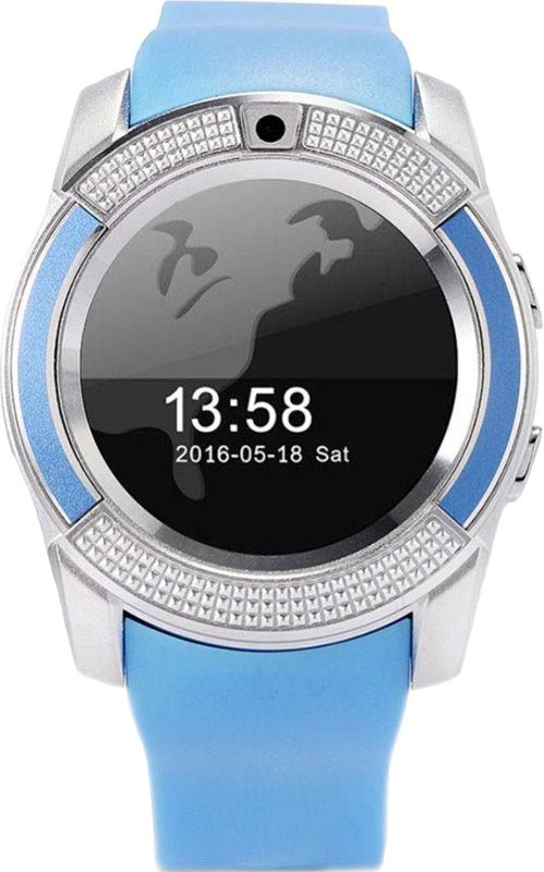 Часы Smart Watch V8 (голубые) — купить наручные часы в интернет ...