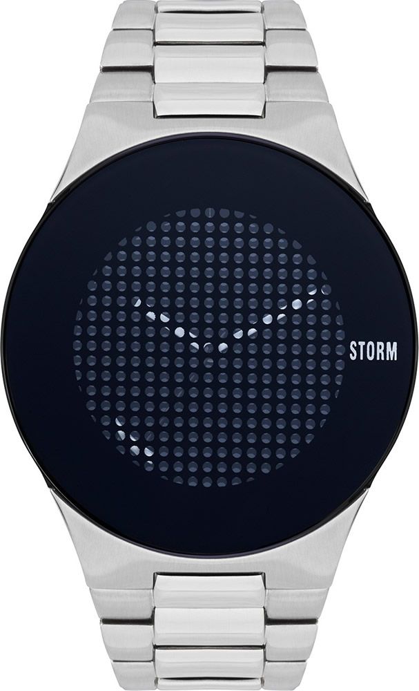 Montre Homme Storm Trionic-X - Réf. 47388/BK - Cadran Noir, Bracelet Acier - Neuve Avec étiquettes