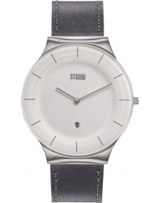 &quot;Storm&quot; XENU LEATHER WHITE GREY 47476/W/GY