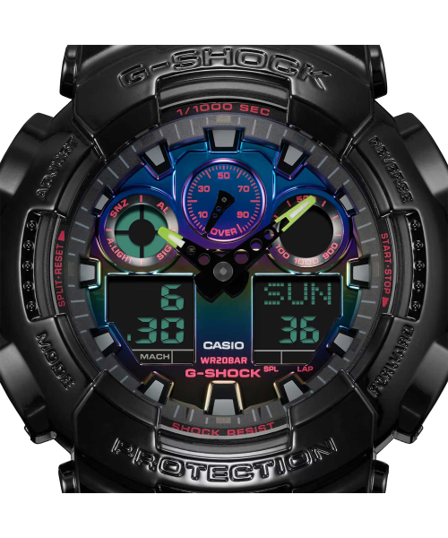  Casio G-Shock GA-100RGB-1A #4