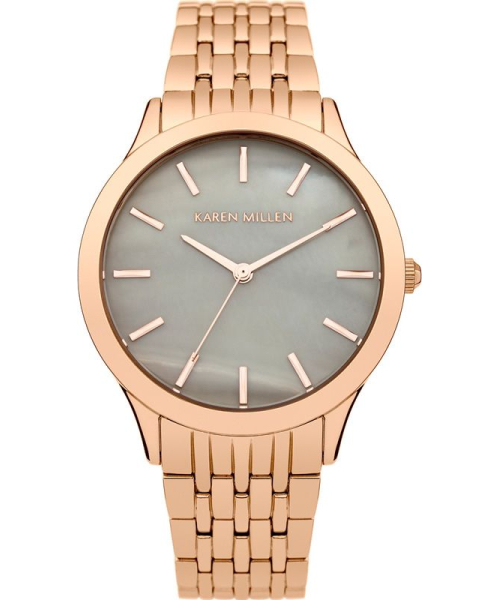 Karen millen rose gold watch on sale