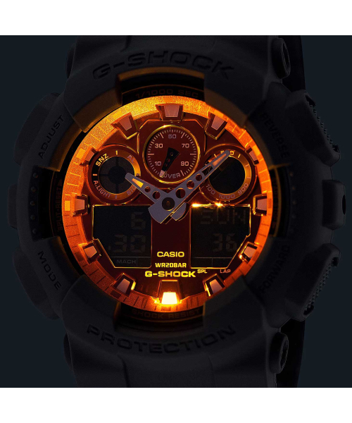  Casio G-Shock GA-100FL-8A #10