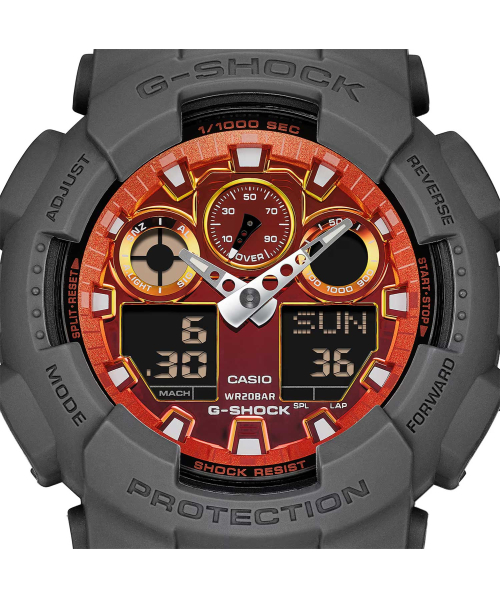  Casio G-Shock GA-100FL-8A #4
