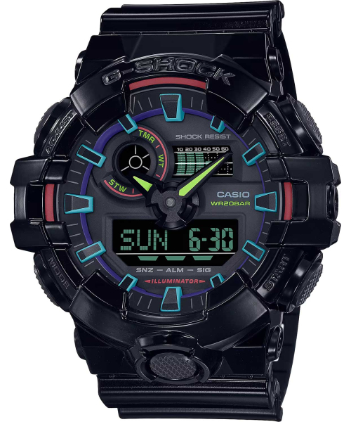  Casio G-Shock GA-700RGB-1A #1