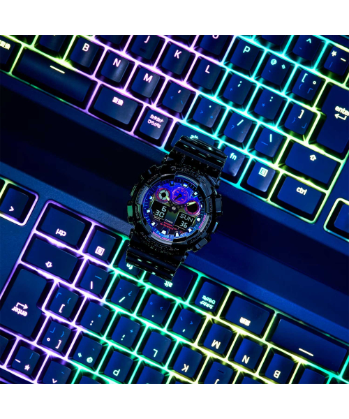  Casio G-Shock GA-100RGB-1A #2