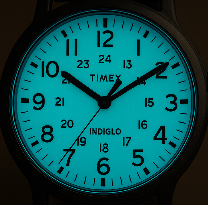 Timex INDIGLO: подсветка, которая изменила читаемость часов